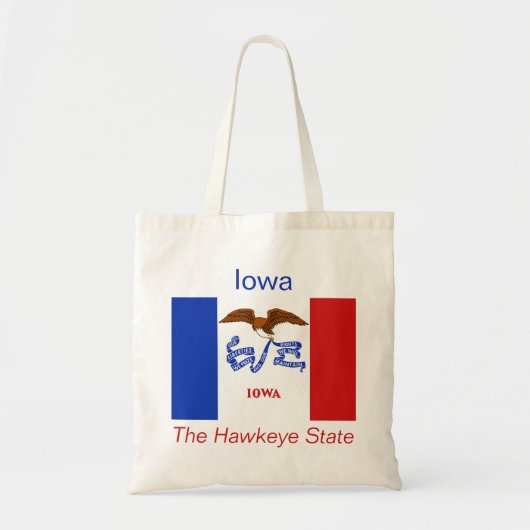 Iowan Flag Bag Tote Bag (Voorkant)