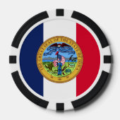 Iowan Seal, Iowa Poker Chips (Voorkant)