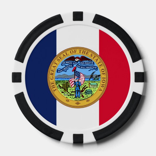 Iowan Seal, Iowa Poker Chips (Voorkant)