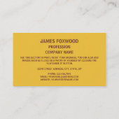 Iowan Vlag & Zegel, Vlag van Iowa Visitekaartje (Achterkant)