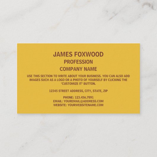 Iowan Vlag & Zegel, Vlag van Iowa Visitekaartje (Achterkant)