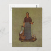 Iowa's Product van Grant Wood Briefkaart (Voorkant / Achterkant)