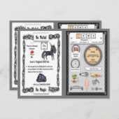 Iown - Iron Horn Unicorn Game Kaart (Voorkant / Achterkant)