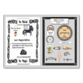 Iown - Iron Horn Unicorn Trading Kaart (Achterkant)