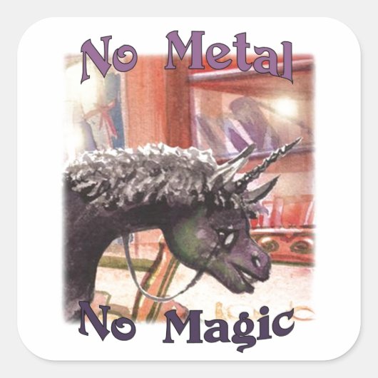 Iown No Metal No Magic Stickers (Voorkant)