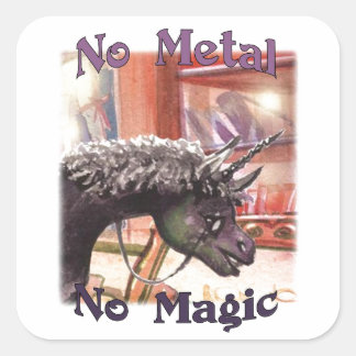 Iown No Metal No Magic Stickers
