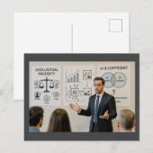 IP, AI en copyright Briefkaart (Voorkant / Achterkant)