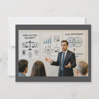 IP, AI en copyright Briefkaart