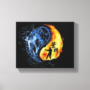 Ip Man Wing Chun (Yin Yang) Canvas Afdruk