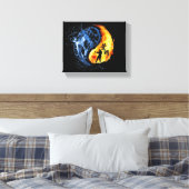 Ip Man Wing Chun (Yin Yang) Canvas Afdruk (Insitu (Slaapkamer))