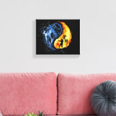 Ip Man Wing Chun (Yin Yang) Canvas Afdruk (Insitu (Woonkamer))