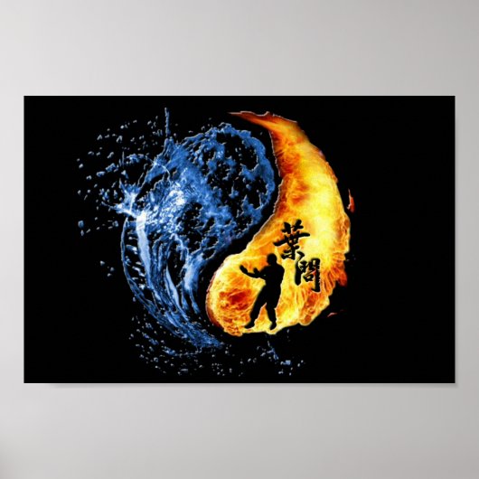 Ip Man Wing Chun (Yin Yang) Poster (Voorkant)