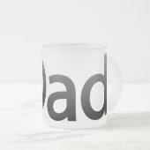 iPa Coffee-Mok Matglas Koffiemok (Voorkant rechts)