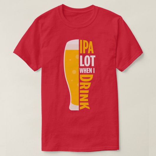 IPA-DRINK T T-SHIRT (Design voorkant)