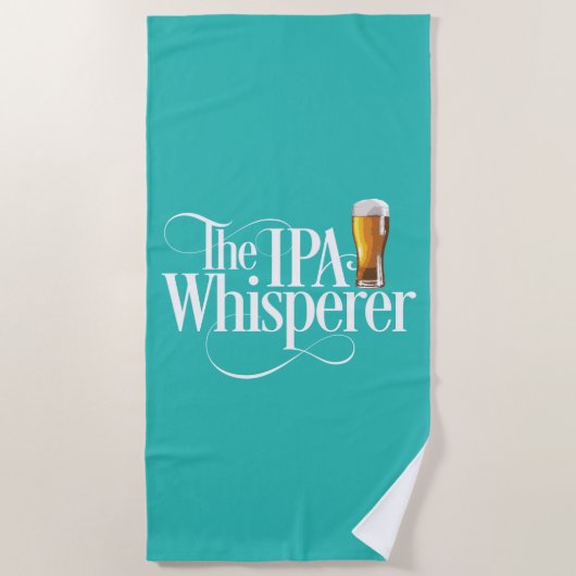 IPA fluisteraar strandhanddoek Strandlaken (Voorkant)