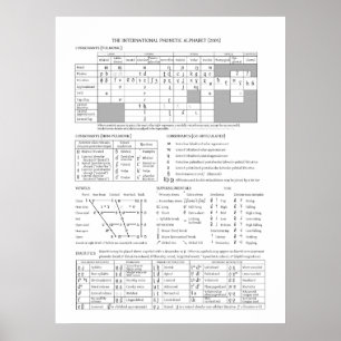 IPA-grafiek Poster