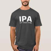 IPA Grappig Drink T-shirt (Voorkant)