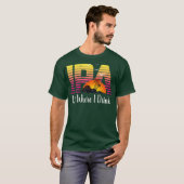 IPA Lot Als ik Drink Grappig Retro Beach Craft T-shirt (Voorkant volledig)