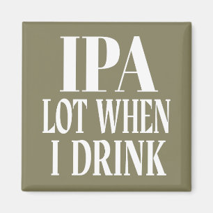 IPA-partij wanneer ik Drink Magneet