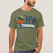 IPA-partij wanneer ik Funny Retro Beach Craft 80s  T-shirt (Voorkant)