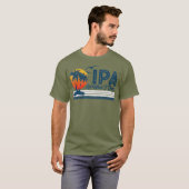 IPA-partij wanneer ik Funny Retro Beach Craft 80s  T-shirt (Voorkant volledig)