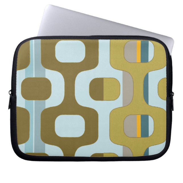 Ipa sidewalk met strepen laptop sleeve (Voorkant)