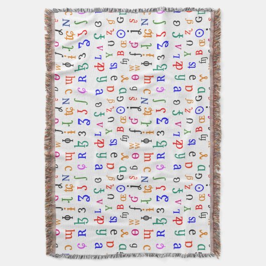 IPA-tekens Deken (Voorkant Verticaal)