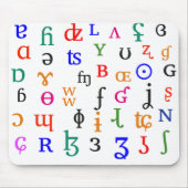 IPA-tekens Muismat (Voorkant)