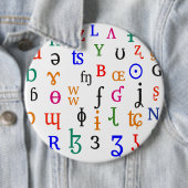 IPA-tekens Ronde Button 6,0 Cm (In situ)