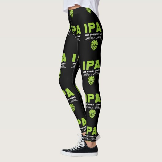 IPA veel als ik schimmelige bierdrankjes Drink Leggings (Links)