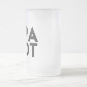 IPA VEEL. IK HEB VEEL, BEER LOVER FROSTY-MOK MATGLAS BIERPUL (Center)