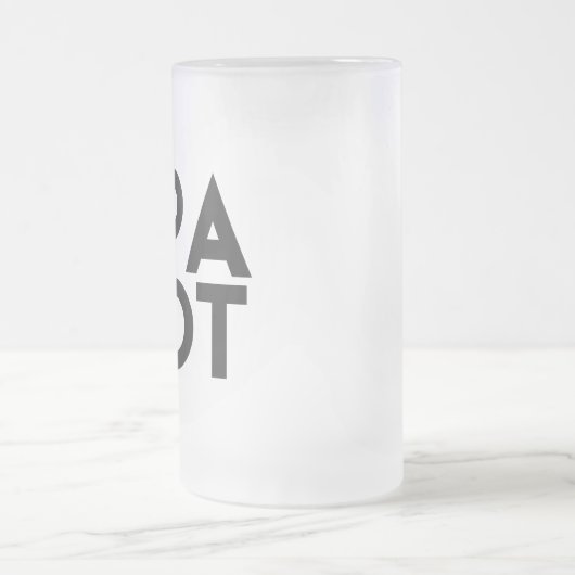 IPA VEEL. IK HEB VEEL, BEER LOVER FROSTY-MOK MATGLAS BIERPUL (Center)