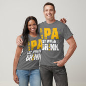 IPA wanneer ik ontwerp Drink - Funny Beer Lover Cr T-shirt (Unisex)