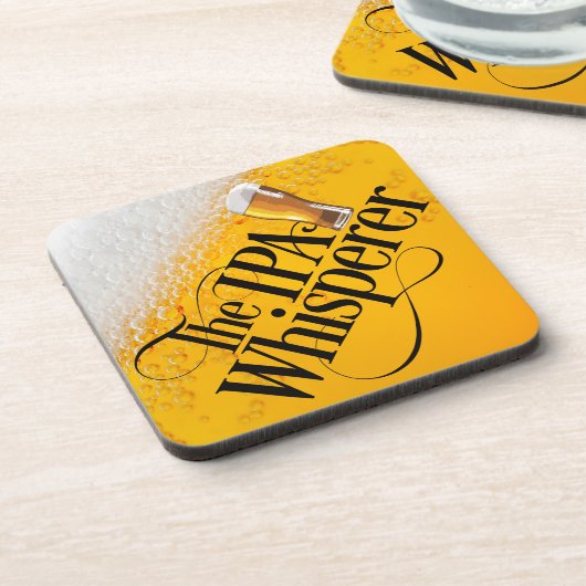 IPA Whisperer Beverage Coaster Bier Onderzetter (Linkerzijde)