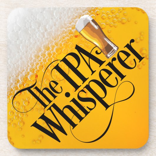 IPA Whisperer Beverage Coaster Bier Onderzetter (Voorkant)