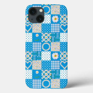 iPad Air Case: Daisy Chains, Faux Patchwork iPhone 13 Hoesje