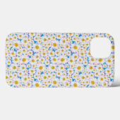 iPad Air Case-Mate Hoesje: Ditzy White Daisies: Bl iPhone Case (Achterkant (horizontaal))