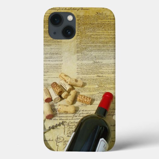 iPad Air Wine & Constitutionele Hoesje! Case-Mate iPhone Case (Achterkant)