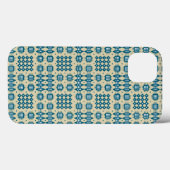 iPad Case-Mate Case: Navy, Wels tapijtpatroon iPhone Case (Achterkant (horizontaal))