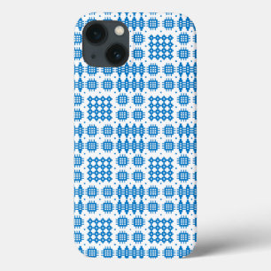iPad Case-Mate Hoesje: Blauw, Welsh wandtapijtpatr iPhone 13 Hoesje