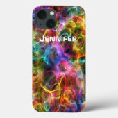 iPad Hoesje | Regenboogverlichting | Gepersonalise (Achterkant)