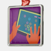 iPad Metalen Ornament (Links)