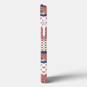 iPad Mini Retina Case: Harten en Rozen Patchwork Case-Mate iPhone Case (Achterkant / Links)