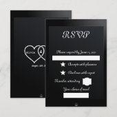 Ipad RSVP Kaartje (Voorkant / Achterkant)