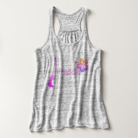 iPaddle Hibiscus Tanktop (Design voorkant)