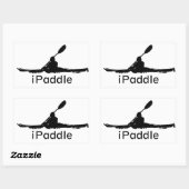 iPaddle Rechthoekige Sticker (Vel)