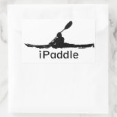 iPaddle Rechthoekige Sticker (Tas)