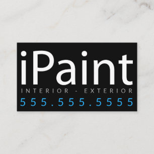 iPaint. House Painter Contractor Visitekaartje