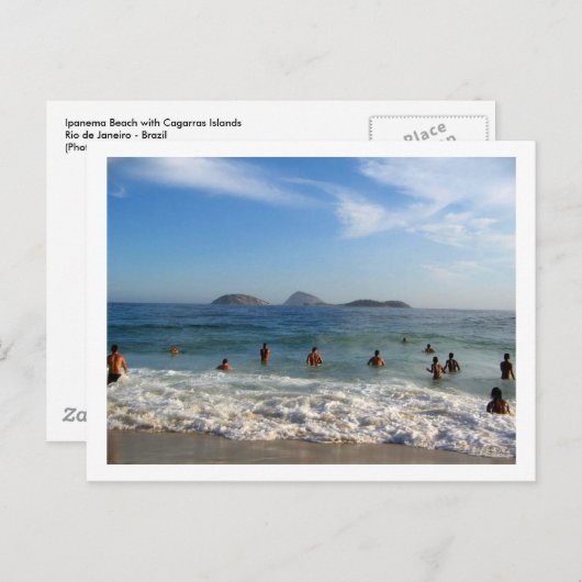 Ipanema Beach Briefkaart (Voorkant / Achterkant)