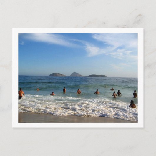 Ipanema Beach Briefkaart (Voorkant)